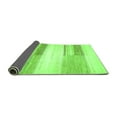 thumbnail image 2 of Ahgly Company Indoor Round Solid Green Modern Area Rugs, 7' Round, 2 of 4