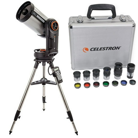Celestron NexStar Evolution 8 203mm f/10 Schmidt-Cassegrain Telescope with 1.25" Eyepiece and Filter Kit