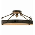 thumbnail image 3 of Meyda Tiffany 149758 Arabesque 4 Light 28" Wide Semi-Flush Bowl Ceiling Fixture - Copper, 3 of 7