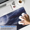 thumbnail image 3 of Immerse in Stellar Gaming with Moon Ocean Desk Mat: XXL Large Mouse Pad 31.5x11.8 Inch, Stitched Edges, Non-Slip Base - Perfect Extension for Computer, Office, Keyboard and Laptop Experience!, 3 of 7