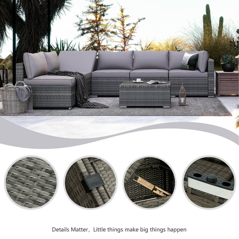 Big best sale outdoor sectional