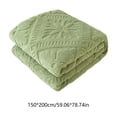 thumbnail image 3 of Manta de terciopelo | Manta suave de forro polar para sofá y cama | Manta de invierno de 150x200 cm | Manta suave de poliéster para el hogar, la oficina o los viajes | Diseño que no suelta pelusa, 3 of 6
