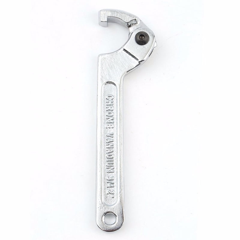 SEIWEI Universal Shock Adjustment Adjuster C Spanner Wrench Tool Adjustable Wrench 115-170mm Silver