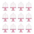 thumbnail image 1 of 12 mini soporte de para tartas, mini soporte para tartas, mini caja para cupcakes pequeños, postres y, color rosa, 1 of 9