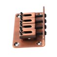 thumbnail image 1 of Guitar Fixed Bridge, Electric Bass Hardtail Saddle Bridge Tool Metal 4 String Ukulele For Kids Adults Music Leaner, 1 of 8