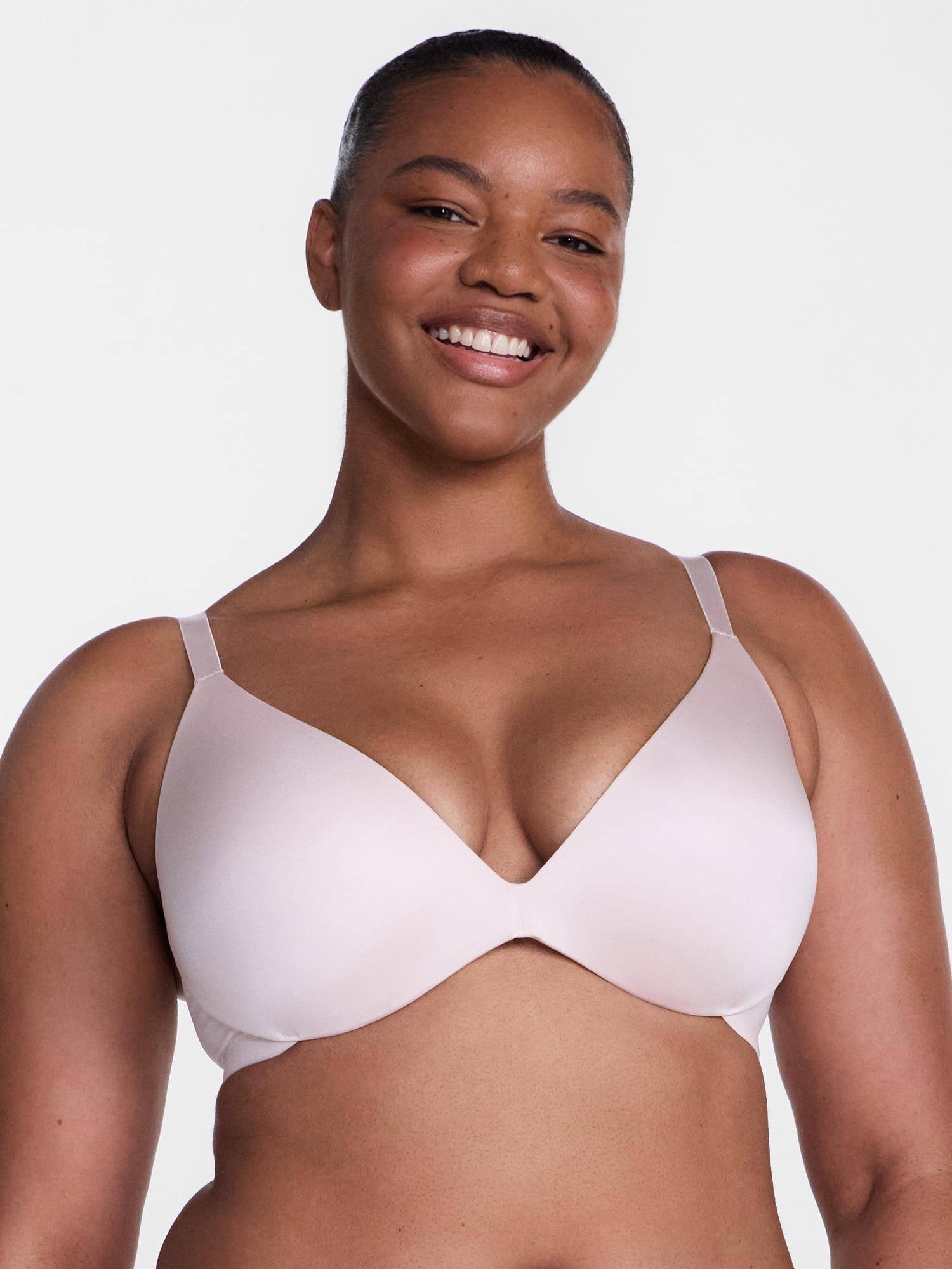 Joyspun Women's Wirefree Shine Push Up Bra, Sizes S-3XL