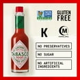 thumbnail image 6 of Tabasco Original Red Pepper Sauce, 2 oz, Regular Glass Hot Sauce Bottle, Gluten Free, 6 of 9