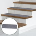 thumbnail image 6 of Stair Tread Carpet Slip Resistant Stair Protector Tape Stair Rugs Stair Runner for Wooden Steps 30"x8" Stair Mats Step Mats for Elderly Kids Gray, 6 of 9