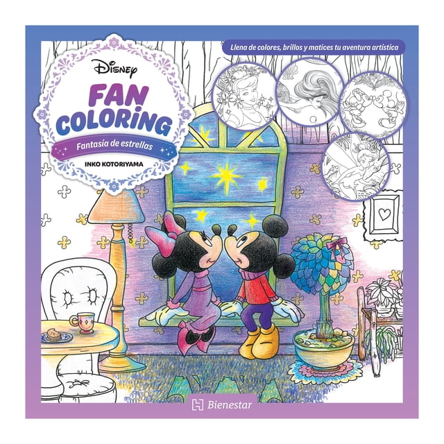 Fan Coloring: Fantasía De Estrellas Hachette Bienestar Kotoriyama, Inko