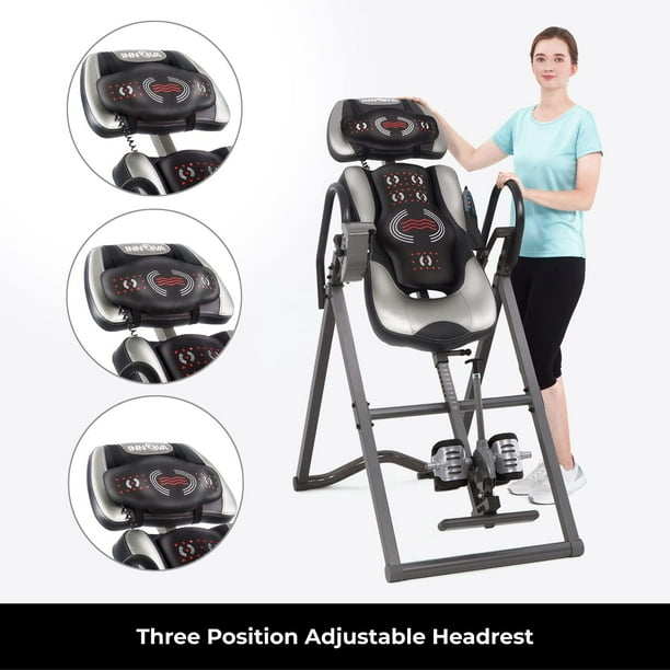 Innova ITM6000 Advanced Heat and Massage Therapeutic Inversion Table Walmart