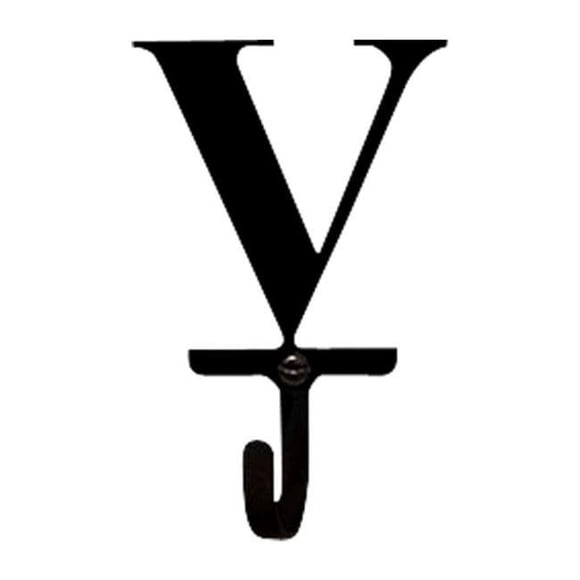 Village Wrought Iron WH-V-S Letter V Wall Hook Small
