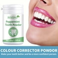 thumbnail image 4 of Polvo dental de té verde que elimina el color amarillo, aclara los dientes y refresca el aliento. 50 g. Una pasta de dientes., 4 of 7
