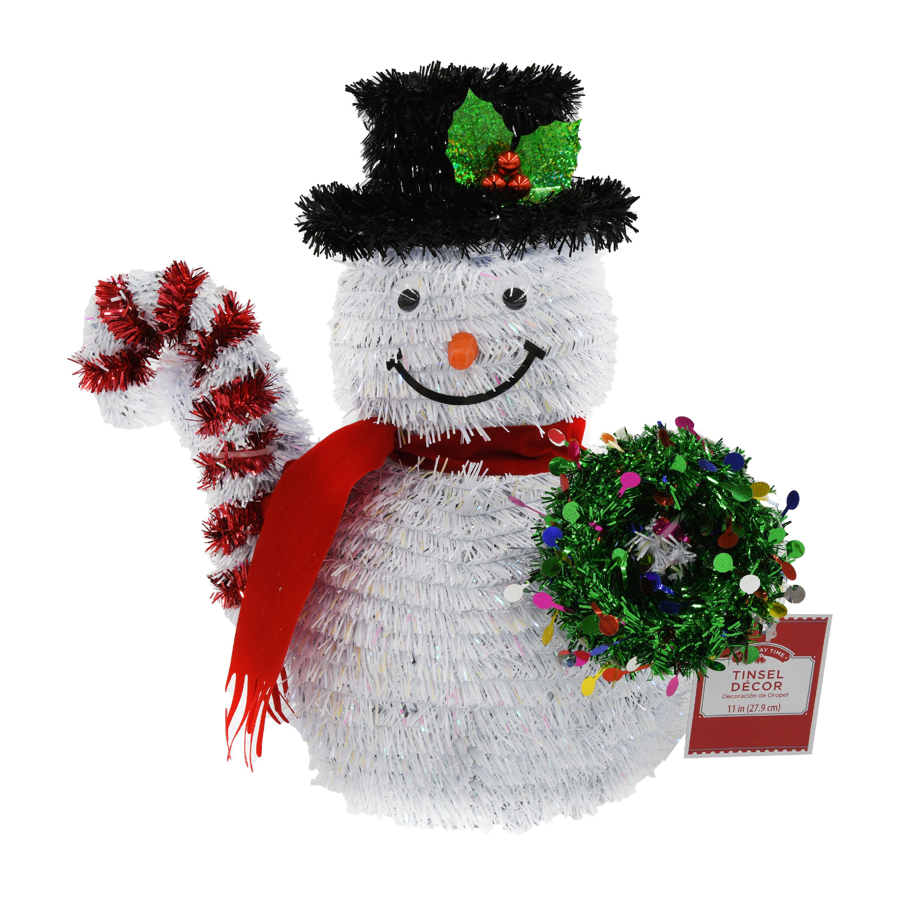 Holiday Time Christmas Table Top Snowman - Walmart.com