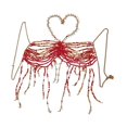 thumbnail image 2 of Cadena corporal para mujer, cadena para sujetador y pecho, ideal como accesorio fotográfico para fiestas temáticas., 2 of 8