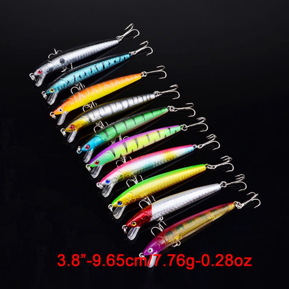 Lure 20Piece Fishing Lures Kit Plastic Fishing Lures Baits Set With Hooks For Saltwater Freshwater Fish Fishing Gear Gifts For Men
