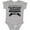 AC-Heather Grey, variant on Inktastic African American Independence Juneteenth Boys or Girls Baby Bodysuit