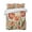 Sienna, variant on Quilts Twin Size, Burnt Orange Spring Floral Soft Comforter Bedding Set for Bed, Summer Botanical Tulip Vintage Lightweight Quilted Bedspread with Pillow Cover(2 Pieces) for All Season, 68x86 Inch