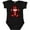 AB-Black, variant on Inktastic Buffalo Plaid Gingerbread Man Boys or Girls Baby Bodysuit