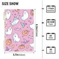 thumbnail image 2 of FORMRS 1-Subject Spiral Notebook 8" x 5" College Ruled 60 Refillable Sheet A5 Hard Cover, Purple Halloween, 2 of 7