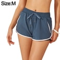 thumbnail image 2 of Pantalones deportivos de verano Pantalones cortos sueltos de secado rápido para mujer Pantalones cortos de yoga para correr y fitness anti-luz grandes para niñas, 2 of 6