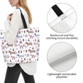 thumbnail image 3 of Balery Cute Dog Bolsa Tote Estilo Estético con Cremalleras, Bolsa de Hombro, Bolsa de Compras Grande y Plegable, 3 of 8