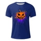 thumbnail image 4 of Blusas y camisas de manga corta y cuello redondo para hombre. Blusas/camisetas de manga corta con cuello redondo y estampado de Halloween para hombre. Blusa para hombre., 4 of 4