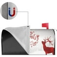 thumbnail image 4 of Christmas Deers Mailbox Cover Magnetic Winter Landscape with Snowflakes Mailbox Wraps Post Box Cover Décor 25.5x21 in, 4 of 6
