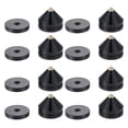 thumbnail image 2 of Juego de 40 Pies para Soporte de Altavoz, Almohadilla para Pie, Puntas de Metal de Aleación de Aluminio, Cono para Suelo, Clavo para Pie, Color Negro, 2 of 7