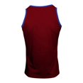thumbnail image 6 of Men'S Gym Workout Tank Tops Color Blocking Sleeveless Muscle Shirts for Beach & Athletic Wear Red & Blue M, 6 of 9