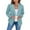 Light Blue, variant on UYISJ Women Lightweight Long Sleeve Blazer Casual Open Front Business Blazer Notched Collar Slim Work Office Coats Light Blue XXL