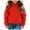 Red, variant on Kids Hoddies Kids Red Hoodie Casual Long Sleeve Sweatshirts Warm Fall Winter Clothes Girls Size 4-5 Years Clothes