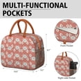 thumbnail image 6 of Lunch Bag Lunch Box for Women Reusable Insulated Lunch Bags,Water-Resistant Crab Design Poster Cooler Lunch Tote Bag, Large Capacity for Work Travel Picnic, 6 of 6