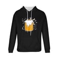 thumbnail image 2 of JUSLIO Mens Hoodies Hooded Graphic Sweatshirts Everyday Long Sleeve Pullover Drawstring Sweatshirts, 2 of 5