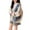 A-White119, variant on Women Cardigans Button Up Front Denim Patchwork Knitted Sweater Cardigan Casual Loose Fit Long Sleeve Trendy Streetwear Outwear