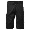 thumbnail image 1 of FashionOutfit Men's Basic Solid Detachable Dring Belted Cargo Shorts, 1 of 3
