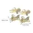 thumbnail image 2 of Shisuyan Épingle à Cheveux Papillon en Alliage Doré Opale 4 Pcs 1.2x0.8in, 2 of 8