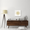 thumbnail image 2 of Global Gallery's 'Beachscape IV Compass Gold Neutral' By Michael Mullan Stretched Canvas Wall Art, 2 of 4