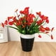thumbnail image 3 of Ramo de flores artificiales Billuyoard Anthurium 7 ramas plástico 32cm, 3 of 6