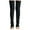 Black, variant on Women Fashion Thigh High Socks Over Knee Stockings Leg Warmer Thigh High Tie Cable Knit Crochet Long Boot Socks Yoga Leg Green