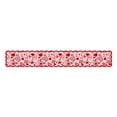 thumbnail image 2 of Table Runner Clearance! Bulestore Valentine's Day Table Flag Decoration Red Knitted Love Table Flag Valentines Day Decorations 1Pc Table Runner, 2 of 7