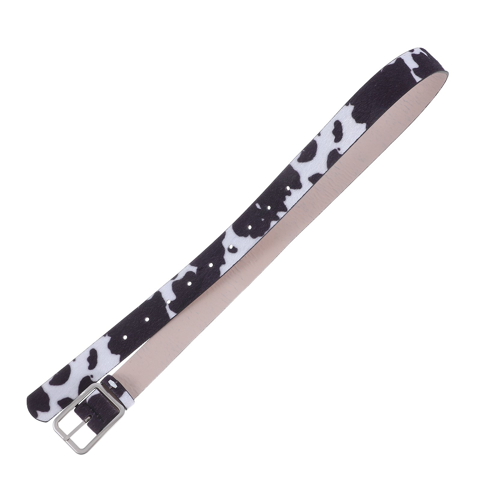 Luxshiny Adjustable PU Waistband Creative Cows Pattern for Decoration