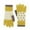 Yellow, variant on AWZXDE Stretchy Winter Knitted Gloves Full Finger Design for Men Women and Teens - Comfort and Style for Cold Days Red,One Size