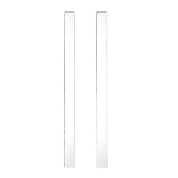 2 guías para rodillos de cocina, regla de equilibrio, acrílico, herramientas esenciales de cocina, grado alimenticio 40cm x 25cm
