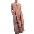 thumbnail image 2 of Aloohaidyvio Dresses for Women,Womens Sleeveless Maxi Pockets Linen Loose Baggy Kaftan Long Dress, 2 of 5