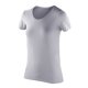 thumbnail image 1 of Spiro - Camiseta de manga corta elástica de tacto suave modelo Softex para mujer (Gris), 1 of 2