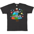 thumbnail image 3 of Inktastic Merry Christmas Patchwork Quilting Tree T-Shirt, 3 of 5