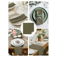 thumbnail image 4 of Sage Green Cloth Napkins Washable Set of 1, Brown Solid Color Simple Abstract Reusable Dinner Table Napkins Cloth Bulk for Weddings Kitchen Restaurants Hotel Events Parties 20 x 20 Inch, 4 of 9