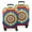 Colorful Tie Dye, variant on Vibrant Tie Dye Symmetry Luggage Cover Fashion Suitcase Cover Baggage Covers Fit 25-28 Inch Luggage (Go Travel)