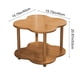 thumbnail image 3 of Mesa auxiliar para sofá, mueble auxiliar, mesa auxiliar para sala de estar, mesa de té para el hogar, estantes, mesita de noche, mini balcón, mesa de centro pequeña., 3 of 6