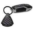 thumbnail image 4 of RAM 1500 Logo Real Black Carbon Fiber Gunmetal Black Metal Teardrop Key Chain, 4 of 7